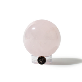 Rose Quartz Sphere Unique #48 3 1/4" from The Rock Space