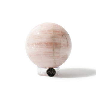 Rose Quartz Sphere Unique #55 - 3 5/8" from The Rock Space