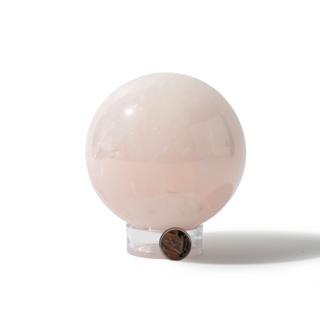 Rose Quartz Sphere Unique #57 - 3 3/4" from The Rock Space