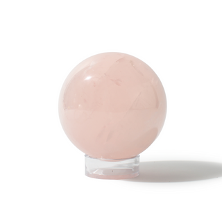 Rose Quartz Sphere Unique #58 - 3 1/2" from The Rock Space