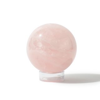 Rose Quartz Sphere Unique #64 - 3 1/2" from The Rock Space