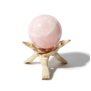 Rose Quartz Sphere Unique #68 - 3 3/8" from Stonebridge Imports