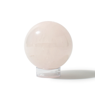 Rose Quartz Sphere Unique #71 - 3 1/2" from The Rock Space