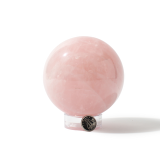 Rose Quartz Sphere Unique #74 - 3 5/8" from Stonebridge Imports