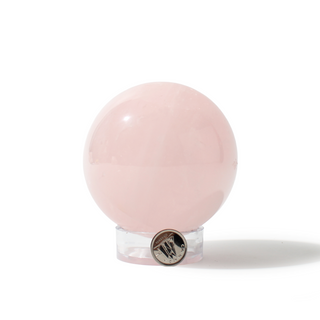 Rose Quartz Sphere Unique #75 - 3 1/8" from Stonebridge Imports