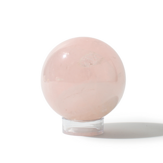 Rose Quartz Sphere Unique #77 - 3 1/2" from The Rock Space