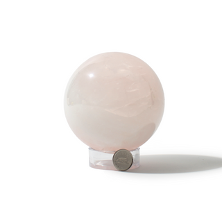 Rose Quartz Sphere Unique #81 - 3 1/2" from Stonebridge Imports
