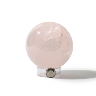 Rose Quartz Sphere Unique #82 - 3 1/2" from Stonebridge Imports