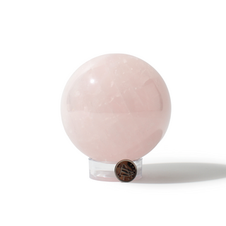 Rose Quartz Sphere Unique #83 - 3 5/8" from Stonebridge Imports