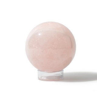 Rose Quartz Sphere Unique #85 - 3 1/2" from The Rock Space