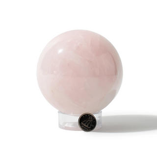 Rose Quartz Sphere Unique #95 - 3 1/2" from Stonebridge Imports