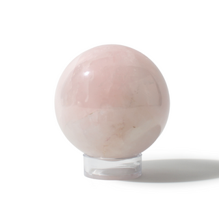 Rose Quartz Sphere Unique #95 - 3 1/2" from The Rock Space
