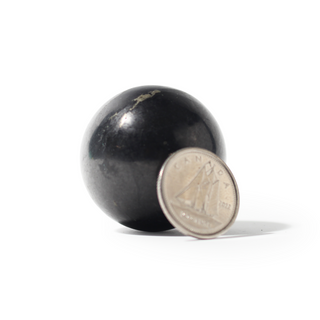 Shungite Sphere - Tiny - 3/4" from The Rock Space