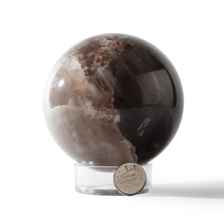 Smoky Quartz Sphere Unique #25 - 3 1/8" from The Rock Space