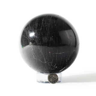 Tourmaline with Hematite Sphere Unique #5 - 4 1/4" from The Rock Space