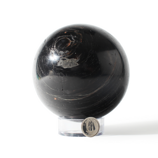 Tourmaline with Hematite Sphere Unique #9 - 3 5/8" from The Rock Space