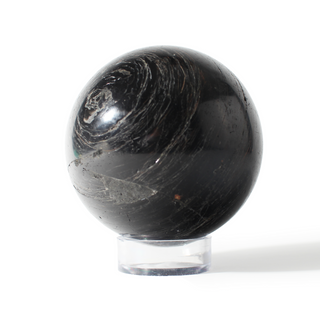 Tourmaline with Hematite Sphere Unique #9 - 3 5/8" from The Rock Space