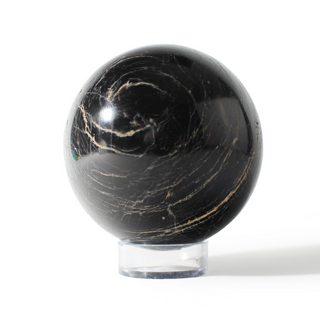 Tourmaline with Hematite Sphere Unique #13 - 3 7/8" from The Rock Space