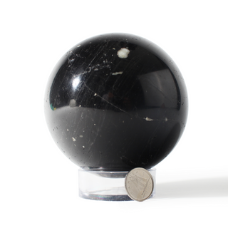 Tourmaline with Hematite Sphere Unique #16 - 3 1/4" from The Rock Space