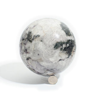 Black Tourmaline and Smoky Quartz Sphere Unique #1 from Stonebridge Imports