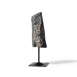 Pyrite on Basalt Specimen on Stand #1 from The Rock Space