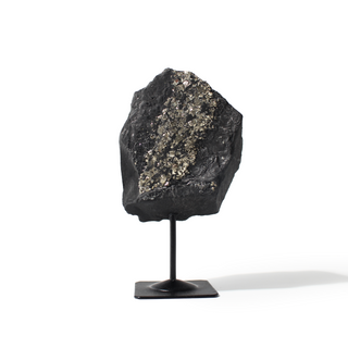 Pyrite on Basalt Specimen on Stand #3 from The Rock Space