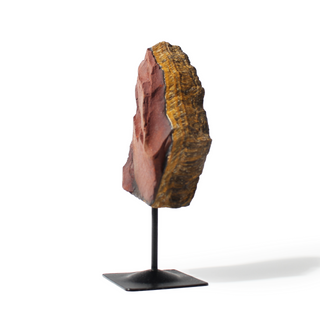 Tiger Eye on Metal Stand - 3 3/4" to 6 1/4" from The Rock Space