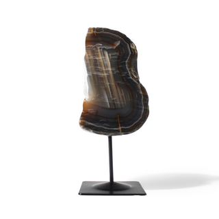 Agate Geode on Metal Stand - 3 1/2" to 5 1/2" #3 - 375g from Stonebridge Imports