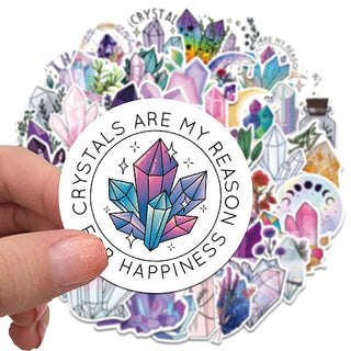 Crystal Cluster Sticker - Pack of 50    from Stonebridge Imports