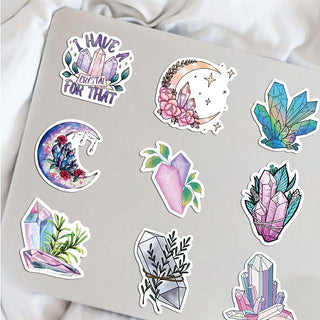 Crystal Cluster Sticker - Pack of 50    from Stonebridge Imports