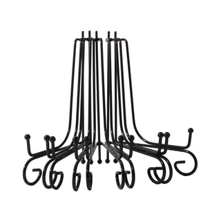 Black Metal Easel Display Stand - 5 Pack 7" from The Rock Space