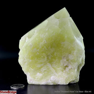 Sulfur Cut Base, Polished Point Tower #5    from Stonebridge Imports