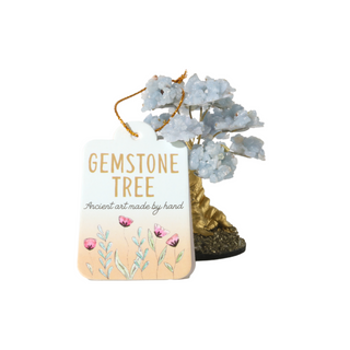 Angelite Gemstone Tree - 2 1/4" from The Rock Space