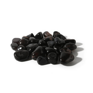 Agate Black Tumbled Stones from The Rock Space