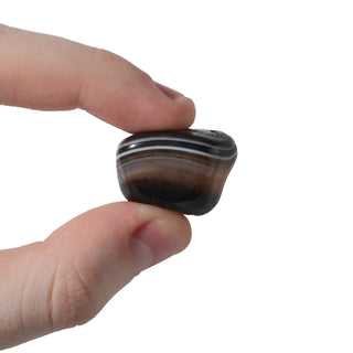 Agate Black Tumbled Stones from The Rock Space