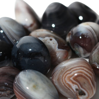 Botswana Agate Tumbled Stones - 1/2lb from The Rock Space