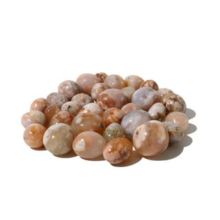 Flower Agate Tumbled Stone Medium   from Stonebridge Imports