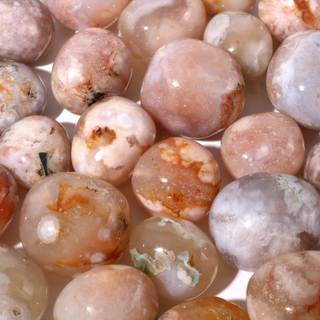 Flower Agate Tumbled Stone    from Stonebridge Imports