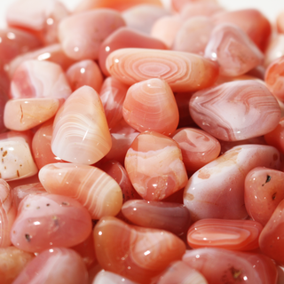 Apricot Agate Tumbled Stones from The Rock Space