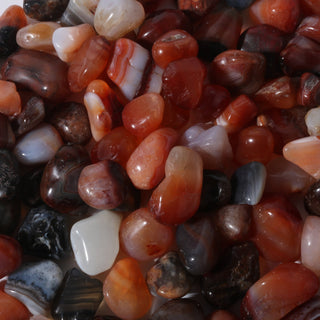 Carnelian Red Agate Tumbled Stones from The Rock Space