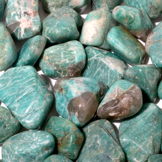 Amazonite A Tumbled Stones - Brazil    from The Rock Space