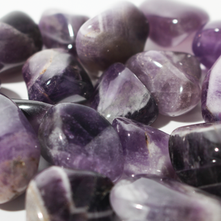 Banded Amethyst Tumbled Stones from The Rock Space