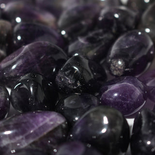 Amethyst Dark Tumbled Stones from The Rock Space
