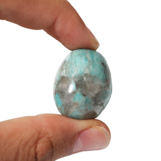 Amazonite with Smoky Quartz Tumbled Stones from The Rock Space