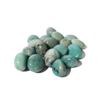 Amazonite with Smoky Quartz Tumbled Stones from The Rock Space