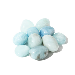 Aquamarine A Tumbled Stones from The Rock Space