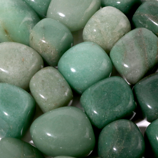 Green Aventurine Tumbled Stones - China    from Stonebridge Imports