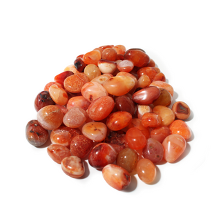 Carnelian Light Tumbled Stones - South Africa Small from The Rock Space