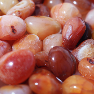 Carnelian Light Tumbled Stones - South Africa from The Rock Space