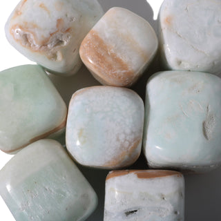 Caribbean Blue Calcite Tumbled Stones from The Rock Space
